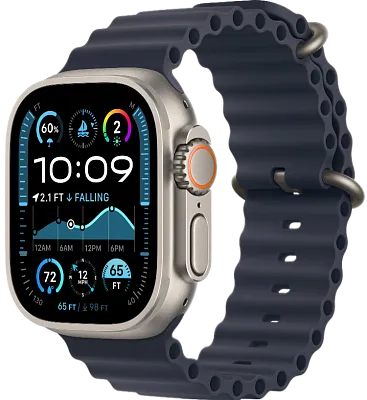 Часы Apple Watch Ultra 2 49mm Titanium Case GPS+Cellular Ocean Band Navy 400_400_191439