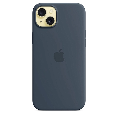 Чехол Apple iPhone 15 Silicone Case with MagSafe - Storm Blue 400_400_641786