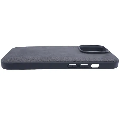 Чехол алькантара для iPhone 14 Pro Черный 400_400_131754
