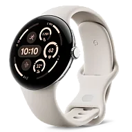 Часы Google Pixel Watch 3 45mm WiFi Polished Silver Case/Porcelain 500_191_365504