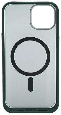 Чехол для iPhone 14 матовый с MagSafe Зеленый 400_400_534211