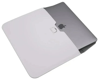 Кожаная сумка-чехол DDC Sleeve with Stand на MacBook 13/14.2 Белый 400_400_128133