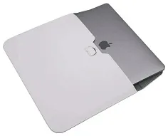 Кожаная сумка-чехол DDC Sleeve with Stand на MacBook 13/14.2 Белый 500_191_128133