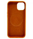 Чехол для iPhone 14 Plus кожаный с MagSafe Оранжевый 250_100_123943