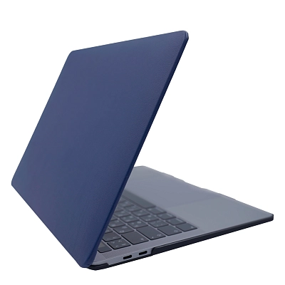 Кожаный чехол DDC PU Skin на MacBook Pro 14.2 Синий 400_400_131443