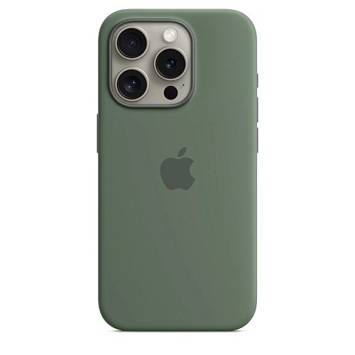 Чехол для iPhone 15 Pro Max Silicone Case with MagSafe - Cypress 250_100_578311