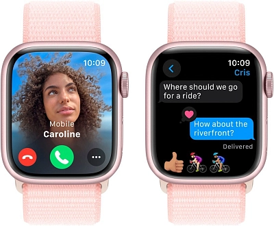 Часы Apple Watch Series 9 41mm Aluminium Case Sport Loop Pink 400_400_640224