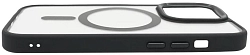 Чехол прозрачный с цветным бортиком MagSafe iPhone 14 Pro Max Черный 250_100_535004