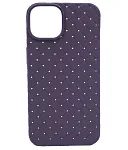 Плетеный Силиконовый чехол для iPhone 14 Фиолетовый 250_100_121356
