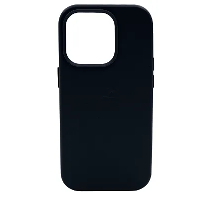 Чехол для iPhone 14 Pro Max кожаный с MagSafe Темно-синий 400_400_124191