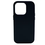 Чехол для iPhone 14 Pro Max кожаный с MagSafe Темно-синий 500_191_124195