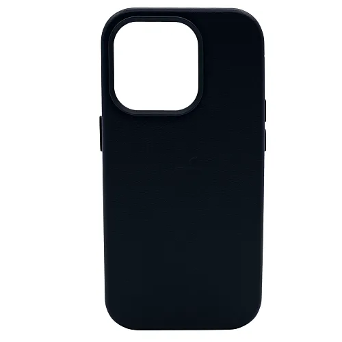Чехол для iPhone 14 Pro Max кожаный с MagSafe Темно-синий 250_100_124195