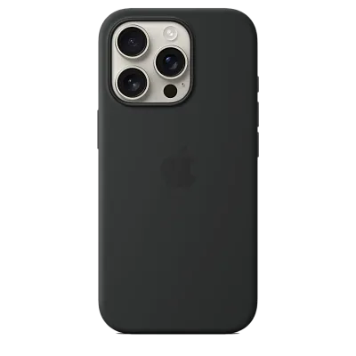 Чехол для iPhone 16 Pro Max Silicone Case with MagSafe - Black 400_400_176100