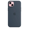 Чехол Apple iPhone 15 Silicone Case with MagSafe - Storm Blue 100_100_641785