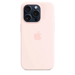 Чехол Apple iPhone 15 Pro Max Silicone Case with MagSafe -  Light Pink 250_100_641653