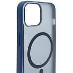 Чехол для iPhone 14 матовый с MagSafe Синий 250_100_534222