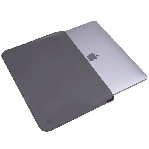 Кожаный чехол для MacBook Pro 14.2 WIWU Skin Pro 2 Gray 250_100_131526