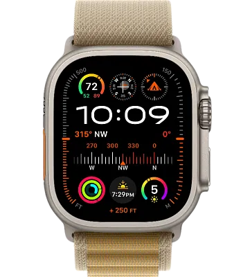 Часы Apple Watch Ultra 2 49mm Titanium Case GPS+Cellular Alpine Loop Tan L 400_400_191415
