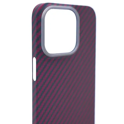 Карбоновый чехол для iPhone 14 Pro Max KZDOO Kevlar Красный 400_400_137579