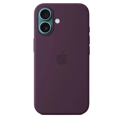 Чехол для iPhone 16 Silicone Case with MagSafe - Plum 400_400_534817