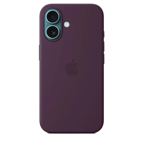 Чехол для iPhone 16 Silicone Case with MagSafe - Plum 250_100_534817