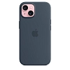 Чехол для iPhone 15 Silicone Case with MagSafe - Storm Blue 100_100_642118