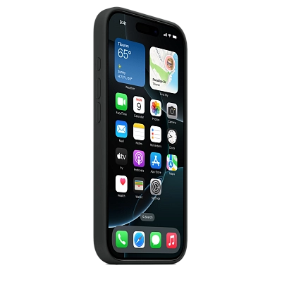 Чехол для iPhone 16 Pro Max Silicone Case with MagSafe - Black 400_400_642163