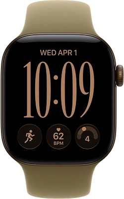 Часы Apple Watch Series 12 42mm Aluminium Case GPS Dark Bronze Sport Band Olive S/M 400_400_851794
