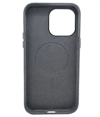 Чехол из алькантары для iPhone 14 Pro Max с MagSafe Серый 400_400_124924
