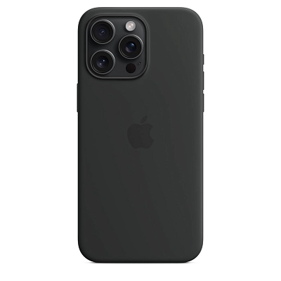 Чехол для iPhone 15 Pro Silicone Case with MagSafe - Black 400_400_642089