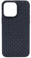 Плетеный Силиконовый чехол для iPhone 14 Pro Max Черный 500_191_137649