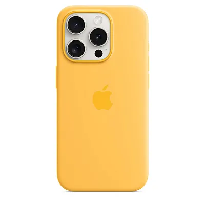 Чехол Apple iPhone 15 Pro Max Silicone Case with MagSafe -  Sunshine 400_400_138084