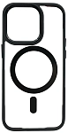 Чехол прозрачный с цветным бортиком MagSafe iPhone 14 Pro Черный 250_100_642427