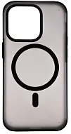 Чехол для iPhone 14 Pro Max Wlons с MagSafe прозрачный матовый с рамкой Черный 500_191_761844