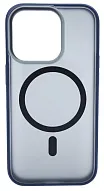 Чехол для iPhone 14 Pro матовый с MagSafe Синий 500_191_534081