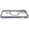Чехол прозрачный с цветным бортиком MagSafe iPhone 14 Голубой 100_100_135357