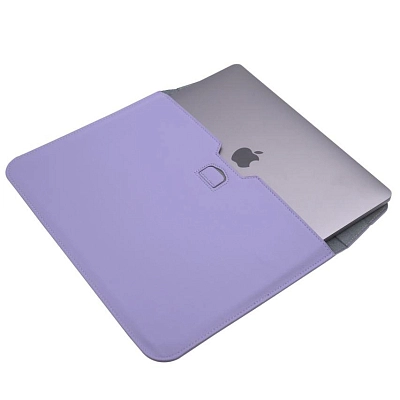 Кожаная сумка-чехол DDC Sleeve with Stand на MacBook 15/16.2 Фиолетовый 400_400_131212