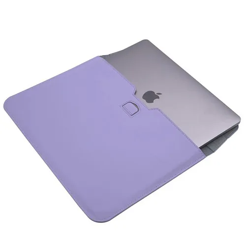 Кожаная сумка-чехол DDC Sleeve with Stand на MacBook 15/16.2 Фиолетовый 250_100_131212