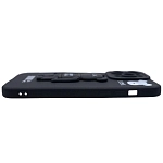 Силиконовый чехол для iPhone 14 Pro Max с 3D мишкой Черный 250_100_532449