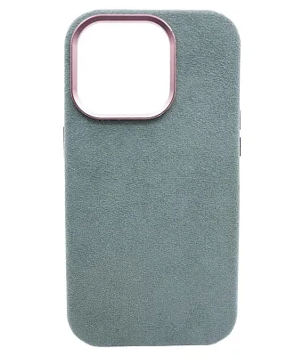 Чехол из алькантары для iPhone 14 Pro Max с MagSafe Мятный 400_400_124913