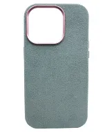 Чехол из алькантары для iPhone 14 Pro с MagSafe Мятный 500_191_124947