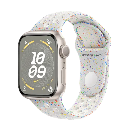 Ремешок Apple Watch 41 мм Nike Sport Band Pure Platinum M/L 400_400_150210