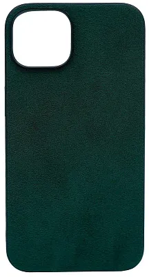 Чехол алькантара для iPhone 14 Plus Зеленый 400_400_135865