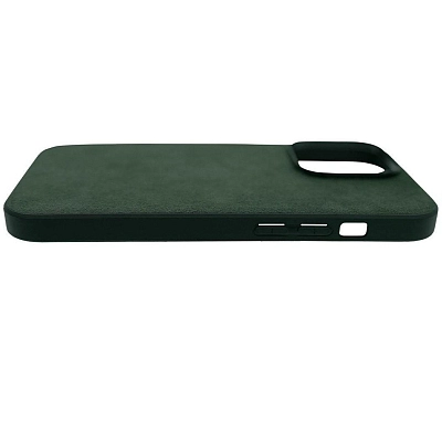 Чехол алькантара для iPhone 14 Pro Max Зеленый 400_400_533329