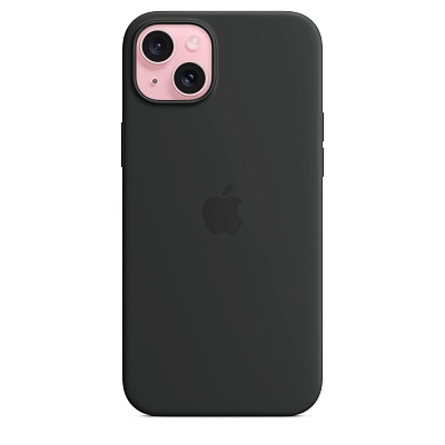 Чехол Apple iPhone 15 Silicone Case with MagSafe - Black 400_400_641731