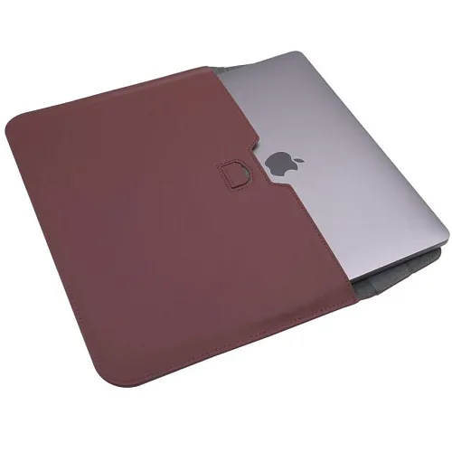 Кожаная сумка-чехол DDC Sleeve with Stand на MacBook 15/16.2 Коричневый 250_100_131606