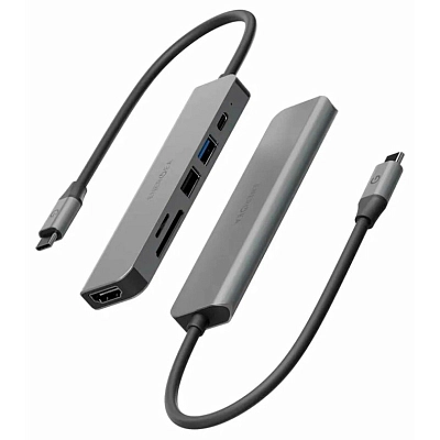 USB-концентратор EnergEA AluHub HD3 (6in1) 400_400_552416