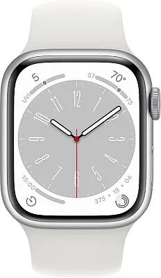 Часы Apple Watch Series 8 45mm Aluminum Case GPS Sport Band White M/L 400_400_111118