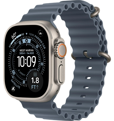 Часы Apple Watch Ultra 3 49mm Titanium Case Natural / Ocean Band Anchor Blue 400_400_519175