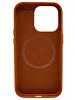Чехол для iPhone 14 Pro кожаный с MagSafe Оранжевый 100_100_124341